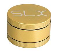 SLX 62 mm Spice/Herb and Tobacco Grinders, Metal, Yellow Gold, 6.2 x 6.2 x 3.6 cm