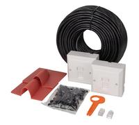 Slx Cat 5E Black Extension Cable Kit, 50M