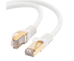 SLx Network Cable, 5M CAT 7 Ultra-Fast 10GBps Long Ethernet Cable Newest 2021 Internet Cable RJ45 Connection Ideal For Internet, Modem, Gaming, PS5 & XBOX, TV, PC, White
