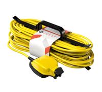 SLx Outdoor Extension Lead 10m Heavy Duty Extension Cable Single Socket Extension Lead 'H' Frame Cord Plug Thermal Cut Out for Garden lawn mower Offi