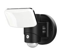 SLx Outdoor Security Light with PIR Motion Sensor, 2000 Lumen LED Floodlight, Mains Powered, IP65 Weatherproof, 240° Auto Tracking Robotic Sensor Black