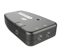 SLx TV Signal Booster Aerial Amplifier, 2 Way Signal Distribution Amplifier with Coax Connections, 4G & 5G Filtering, Indoor TV Aerial, HD & 4K TV/FM