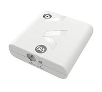SLx TV Signal Booster Aerial Amplifier, 4G and 5G Filter, 1 Output, 1 Way Compact Amplifier Booster Box for Indoor TV Aerial, HD TV/Freeview, Variable Gain Control, White
