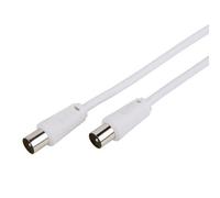 Slx White Tv/fm Coaxial Cable, 1.5M