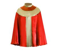 Slxbear Adult Medieval Cape Satin Stand Collar Cloak Cosplay Coat M