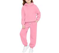 Slxbear Boys Girls Sweatsuit Set 2 Piece Soft Long Sleeve Hoodie Sweatshirt and Sweatpants for Kids Fall Clothes Athletic Sweat Suit Cozy Athletic Tracksuit Set Kids Clothes6-7 Years