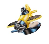 SLXLYH 360 Degree Solar Planes Ornament Designs Not Tools Installation Plane For Vehicle Interior Powered Car Interior Planes Ornament