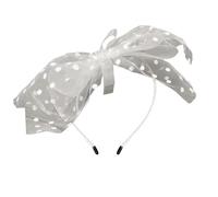 SLXLYH Aesthetic Bowknot Lace Headband for Women and Girl French Hairband Fascinator Hairhoop for Evening Dresses Hair Styling