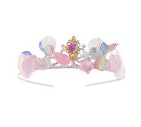 SLXLYH Birthday Crystal Tiaras for Child Cosplay Party Hairhoop for Children Seashells Crowns Hairhoop Festival Props