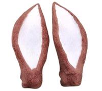 SLXLYH Crafting Hairhoop Decoration Plush Deer Ear Headband Making Materials Hairband Kits Headwear Accessories Crafting Supply(Faux Wool Medium Bro)