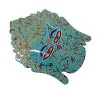 SLXLYH Creative Egyptian Hair Clip Cultural Theme Acetic Acid Hair Claw Clip Strong Grip For Fashion Enthusiasts(1 cyan head)