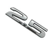 SLXLYH Decorative Rear Trunk Badge Sticker Automotive Accessory 3D ABS 2.0 2.5 Shaped Car Easy Installation