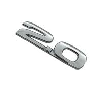 SLXLYH Decorative Rear Trunk Badge Sticker Automotive Accessory 3D ABS 2.0 2.5 Shaped Car Easy Installation