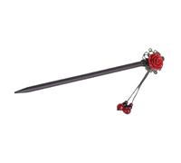 SLXLYH Elegant Chinese Styles Hair Pin For Women Traditional Aesthetic Handcraft Wood Dangling Hair Stick for Han Costume Props(Nian)