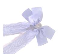 SLXLYH Elegant Crosses Lolitas Hairclip Sweet Cool Girls Hairpin Big Bows Headwear for Gothicism Styles Enthusiasts(light blue)