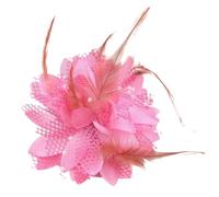 SLXLYH Elegant Flower Feathered Hair Clip for Women and Girls Hair Accessory for Weddings Parties and School Performances(PK#)