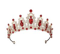SLXLYH Elegant Princesses Crowns for Adults and Kids Alloy and Sparkling Rhinestones Headband Hair Decors for Special Occasion(Section 10)
