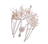 SLXLYH Exotic Princesses Tassels Crowns Mysterious Elegant Headpiece Queen Headbands for Unique Styles Enthusiasts(Silver)