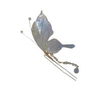 SLXLYH Glittering Butterfly Hair Stick 3D Butterfly Filigree Buyao for Women Girl Buyao for Traditional Headpieces Hair Jewelry(Blue)