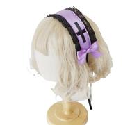 SLXLYH Gothicism Lace Headbands Unique Fashion Hair Band Bows Decoration Hairband for Parties and Everyday Wear(PL#)