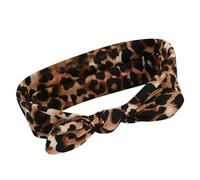 SLXLYH HairBand For Women And Girl Soft Polyester Elastic Headwrap For Yoga Gym Travel And Everyday Face Washing Use(Coffee patte)