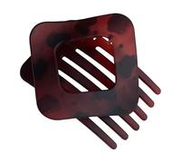 SLXLYH Korean Vintage Elegant Simple Duckbill Hair Clip For Women With Leopards Print Design Fashionable Hair Accessory(Red brown)