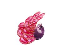 SLXLYH Large Rhinestones Acetate Hair Claw Clip Women Girls Fashion Hair Accessories Party Daily Use(Rose red)