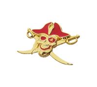 SLXLYH Metal Pirate Theme Car Sticker Decal Emblems for Automotive Motorcycle Exterior Customization Demonic Design Demonic Pirate Metal Decal