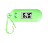 SLXLYH Sporty LED Digital Keychain Pocket Watch Miniature Clock for Students and Kids Practical Travel Backpack Accessory(Green)