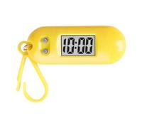 SLXLYH Sporty LED Digital Keychain Pocket Watch Miniature Clock for Students and Kids Practical Travel Backpack Accessory(Yellow)