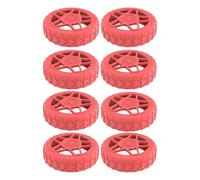 SLXLYH Suitcase Wheel Covers Practical Silicone Enhancing Luggage Wheel Durability Shockproof Designs for Business Trips 8Pcs Travel Accessory for Luggage