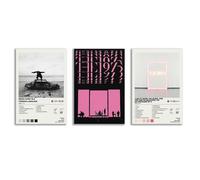 SLXYYYHW The Poster 1975 Album Cover Limited Edition Posters (Set of 3) Unframed 8inch X 12inch(20 X 30cm) Room Aesthetic Scannable Song Code Music Posters