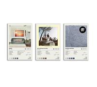 SLXYYYHW Wallows Album Cover Limited Edition Posters (Set of 3) Unframed 8inch X 12inch(20 X 30cm) Room Aesthetic Scannable Song Code Music Posters