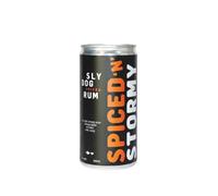 SLY DOG Spiced 'N' Stormy | 12 x 200ml | Ready-to-Drink Rum Cocktail | Award-Winning Spiced Rum, Ginger Beer, Lime & Bitters | Premium RTD | No Mixing Required