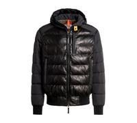 Sly Mix Leather and Nylon Jacket - male - Parajumpers - Down Jackets - Black - S - Jackets S