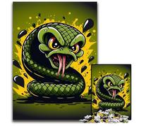 Sly Serpent The Coolest Jigsaw Puzzles for Adults, 1000 Piece Challenging Puzzles Perfect for Family Fun on Christmas, Thanksgiving, Birthdays & Easter 50x75CM/19.68x29.52inch