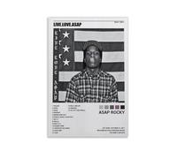 SLYASZX ASAP Rocky Live.Love Poster Canvas Oil Painting Decorative Painting Art Poster Hanging Painting Home Living Room Bedroom Dining WallUnframe-style12x18inch(30x45cm)