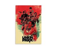 SLYASZX Chester Bennington Poster Canvas Oil Painting Decorative Painting Art Poster Hanging Painting Home Living Room Bedroom Dining WallUnframe-style08x12inch(20x30cm)