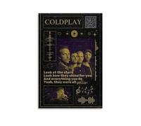 SLYASZX Coldplay Ghost Stories Poster Canvas Oil Painting Decorative Painting Art Poster Hanging Painting Home Living Room Bedroom Dining WallUnframe-style08x12inch(20x30cm)