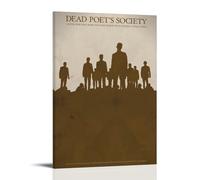 SLYASZX Dead Poets Society Poster Canvas Oil Painting Decorative Painting Art Poster Hanging Painting Home Living Room Bedroom Dining WallFrame-style20x30inch(50x75cm)