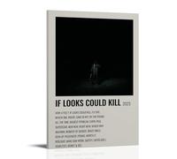 SLYASZX Destroy Lonely If Looks Could Kill Poster Canvas Oil Painting Decorative Painting Art Poster Hanging Painting Home Living Room Bedroom Dining WallFrame-style20x30inch(50x75cm)