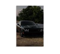 SLYASZX Dodge Challenger Poster Canvas Oil Painting Decorative Painting Art Poster Hanging Painting Home Living Room Bedroom Dining WallUnframe-style12x18inch(30x45cm)