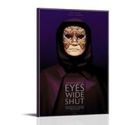 SLYASZX Eyes Wide Shut Poster Canvas Oil Painting Decorative Painting Art Poster Hanging Painting Home Living Room Bedroom Dining WallFrame-style12x18inch(30x45cm)