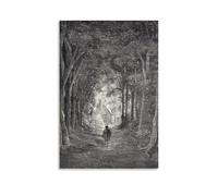 SLYASZX Gustave Doré Poster Canvas Oil Painting Decorative Painting Art Poster Hanging Painting Home Living Room Bedroom Dining WallUnframe-style24x36inch(60x90cm)