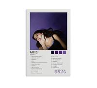 SLYASZX Guts by Olivia Rodrigo Poster Canvas Oil Painting Decorative Painting Art Poster Hanging Painting Home Living Room Bedroom Dining WallUnframe-style08x12inch(20x30cm)