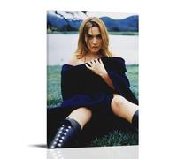 SLYASZX Kate Winslet Poster Canvas Oil Painting Decorative Painting Art Poster Hanging Painting Home Living Room Bedroom Dining WallFrame-style20x30inch(50x75cm)