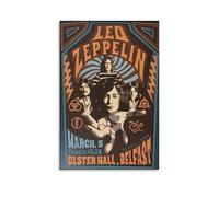 SLYASZX Led Zeppelin Celebration Day Poster Canvas Oil Painting Decorative Painting Art Poster Hanging Painting Home Living Room Bedroom Dining WallUnframe-style16x24inch(40x60cm)