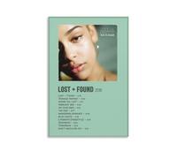 SLYASZX Lost & Found by Jorja Smith Poster Canvas Oil Painting Decorative Painting Art Poster Hanging Painting Home Living Room Bedroom Dining WallUnframe-style24x36inch(60x90cm)