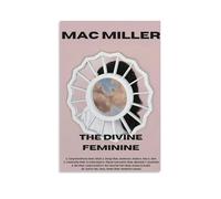 SLYASZX Mac Miller The Divine Feminine Poster Canvas Oil Painting Decorative Painting Art Poster Hanging Painting Home Living Room Bedroom Dining WallUnframe-style08x12inch(20x30cm)