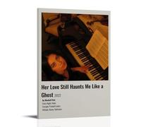 SLYASZX Montell Fish Her Love Still Haunts Me Like A Ghost Poster Canvas Oil Painting Decorative Painting Art Poster Hanging Painting Home Living Room Bedroom Dining WallFrame-style08x12inch(20x30cm)